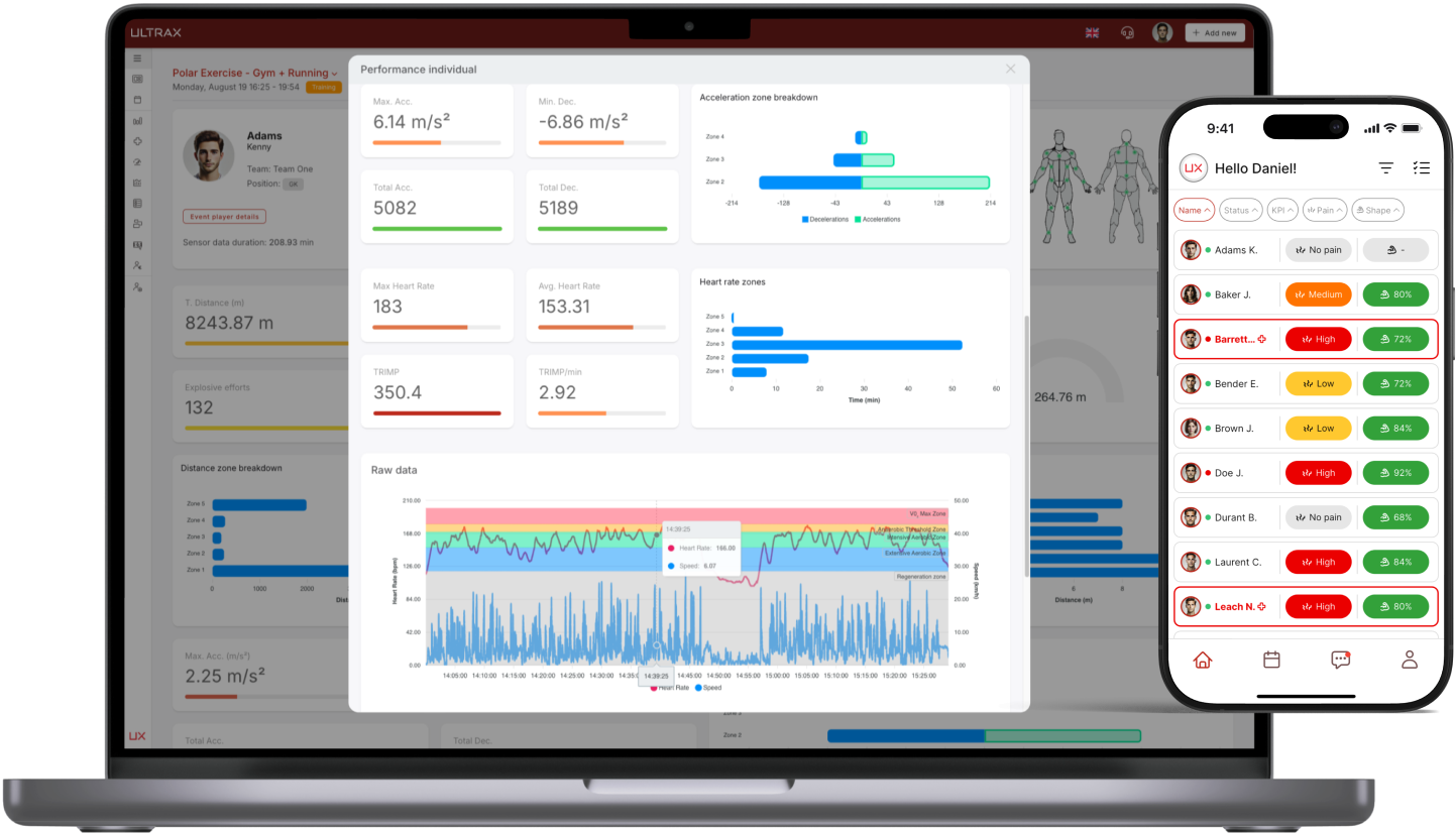 Ultrax platform for sports organizations and clubs